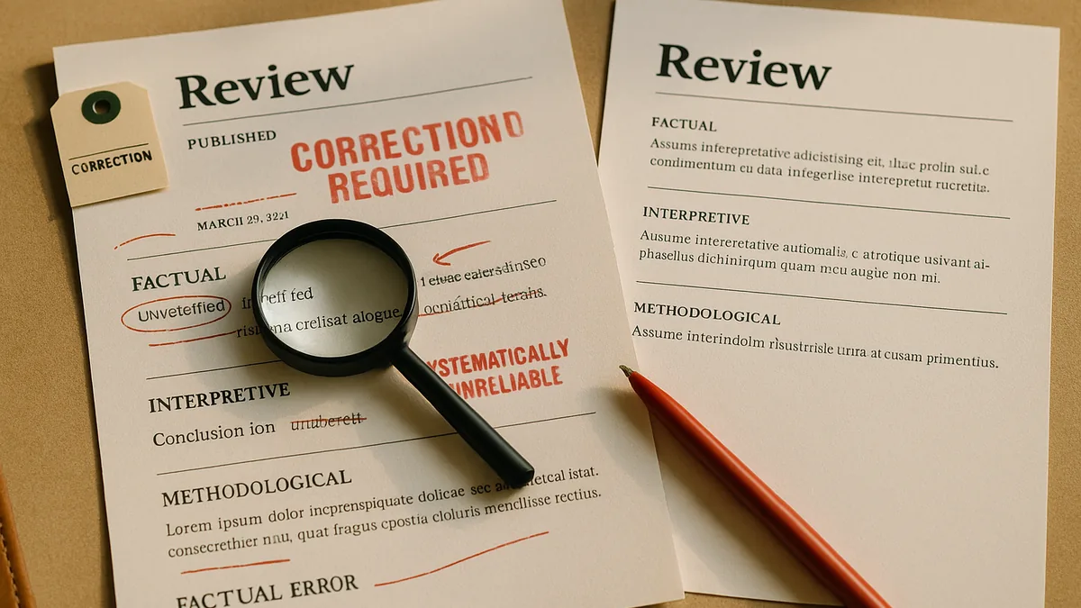 Featured image for What Happens When a Review Gets It Wrong